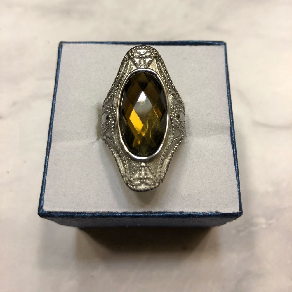 Colored Glass Ring